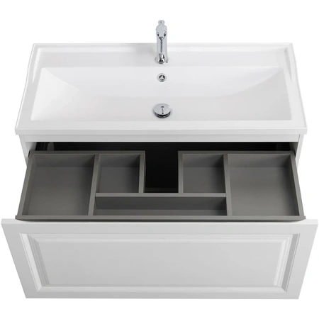 Тумба под раковину Cezares GIUBILEO-N-100-1C-SO-BL Bianco Lucido
