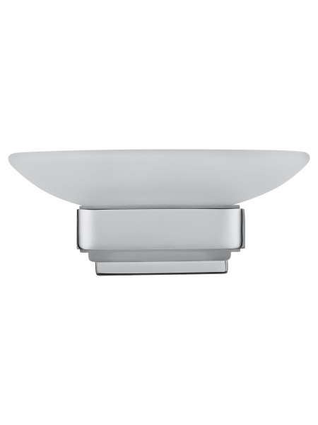 Мыльница с держателем WONZON & WOGHAND FLAT, хром WW-9722