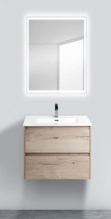 База под раковину подвесная BelBagno KRAFT-600-2C-SO-RGB Rovere Galifax Bianco