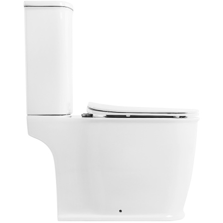 Унитаз компакт BelBagno Prado BB10150CP/BB10150SC без бачка с сиденьем микролифт