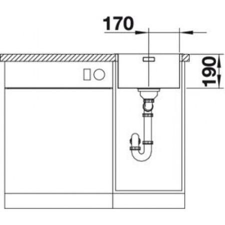 Кухонная мойка Blanco Andano 340-IF 522953