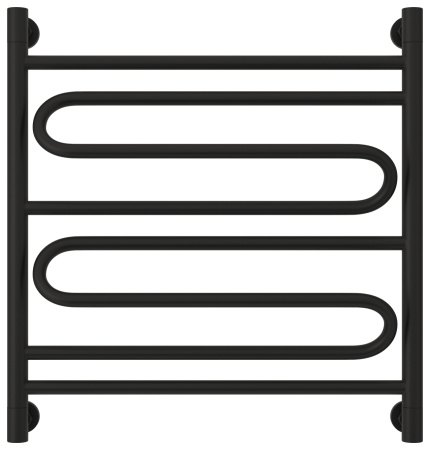 Полотенцесушитель Водяной Сунержа Элегия + (60х60) Матовый Черный 31-0205-6060