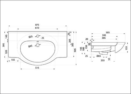 Раковина Della Mia Т108501111