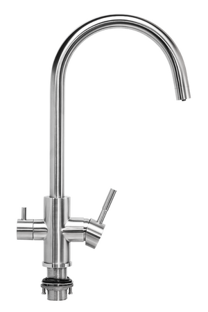 Смеситель для кухни с подключением фильтра  ПСМ-Профсан  STEEL PSM-300-11