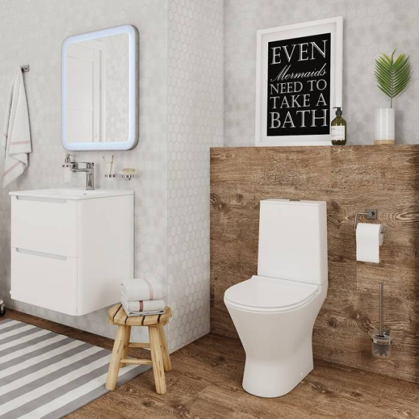 Унитаз-компакт безободковый IDDIS Edifice Rimless EDIRDSEi24 белый