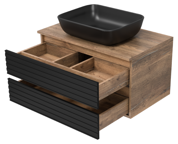 Тумба под раковину Brevita Dakota 80 DAK-09080-19/02-2Я