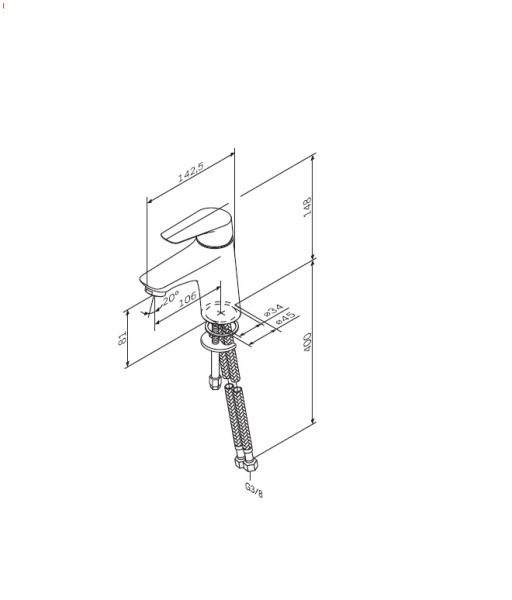 Смеситель для раковины Am.Pm Joy F85E02100 Смеситель для раковины Am.Pm Joy F85E02100