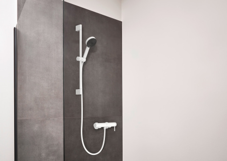 Смеситель для душа однорычажный Hansgrohe Finoris 76620700 белый матовый