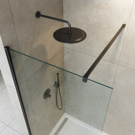 Душевая перегородка 120 см CEZARES LIBERTA LIBERTA-L-1-120-120-C-NERO