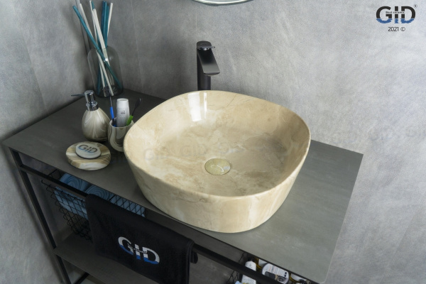 Раковина накладная (44х44) Gid Mnc544