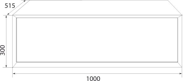 Тумба под раковину Marka One Milacco 100П У83576
