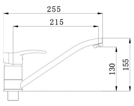 Смеситель для кухонной мойки Raiber Zoom R4003