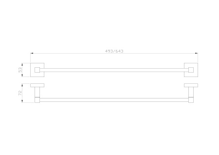Вешалка для полотенец WONZON & WOGHAND POLO, хром WW-8912