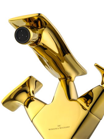 Смеситель для биде WONZON & WOGHAND SHAKESPEARE, темное золото WW-655001-DG