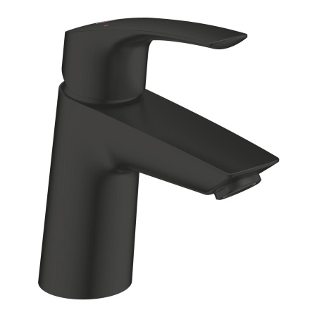 Смеситель для раковины с донным клапаном Grohe Eurosmart 239682 433 (239682433) черный матовый