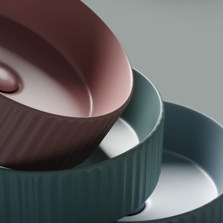 Раковина накладная (36х36) Ceramica Nova ELEMENT CN6057MB