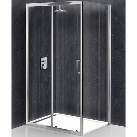 Душевой уголок (120х90) BelBagno UNO-195-AH-1-120/90-C-Cr
