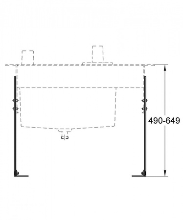 Вертикальный кронштейн GROHE 45388000