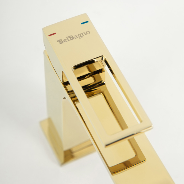 Смеситель для раковины BelBagno LUCE LUC-LVM-ORO Смеситель для раковины BelBagno LUCE LUC-LVM-ORO