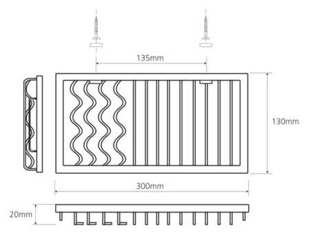 Мыльница Bemeta Cytro 102308082 прямоугольная