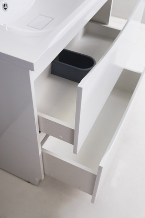 База под раковину напольная BelBagno MARINO-600-2C-SO-PIA-P Bianco Lucido