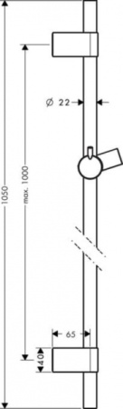 Штанга для душа Hansgrohe 28663000