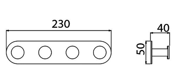 Вешалка для полотенец Timo Saona 13015/00