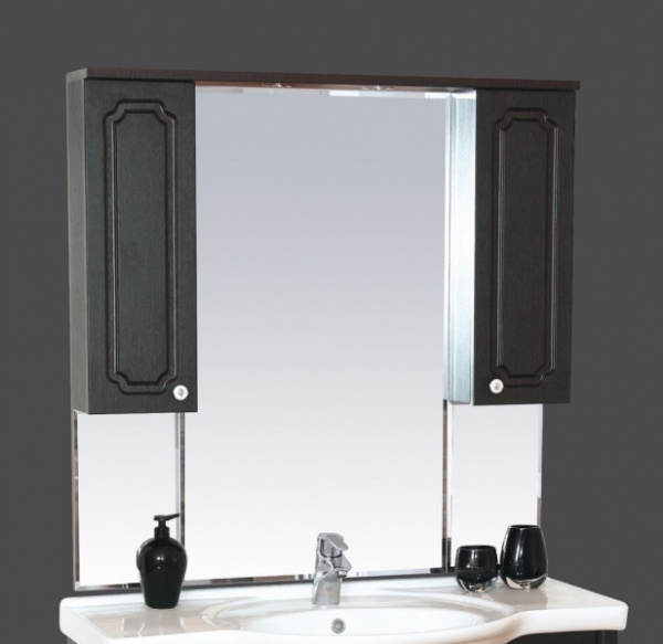 Зеркало-шкаф Misty Александра + свет 105 лев./прав. (венге)