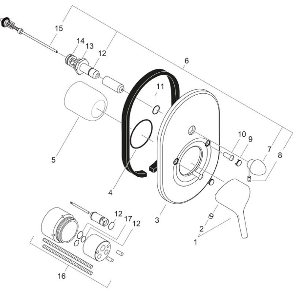 Смеситель для ванны Hansgrohe Talis S 72407000