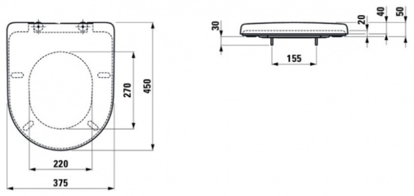 Крышка-сиденье Laufen Pro New 8.9395.5.300.000.1