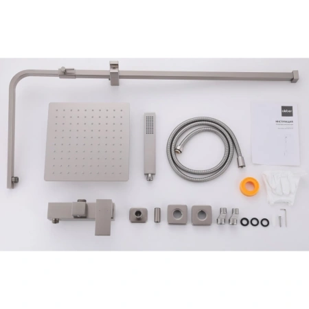 Душевая стойка ABBER Daheim AF8220SPL без излива, сатин