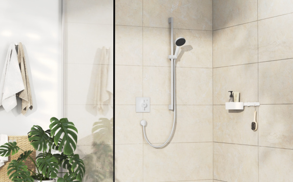 Смеситель для душа встраиваемый Hansgrohe DuoTurn E 75617700 белый матовый