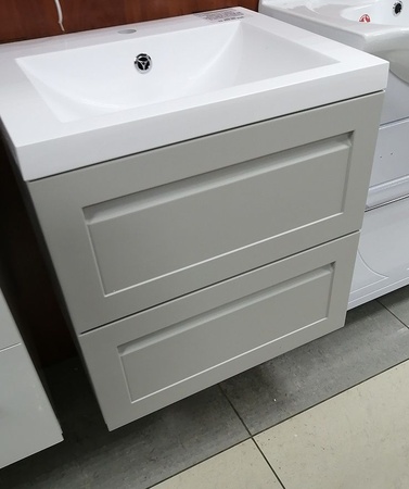 База под раковину напольная Art&max AM-Platino-580-2C-SO-GCM Светло-Серый