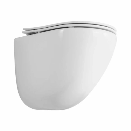 Унитаз подвесной безободковый BelBagno AMANDA BB051CHR без крышки