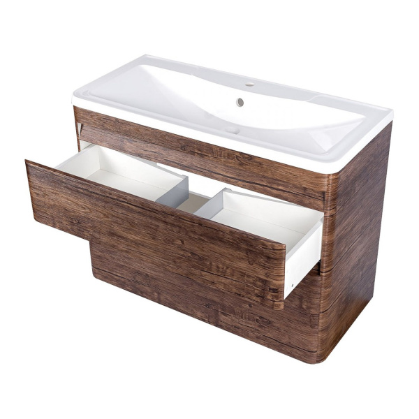 Тумба под раковину подвесная Style Line Атлантика СС-00002209 коричневый