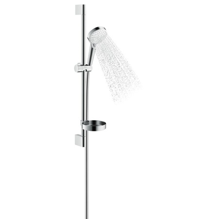 Душевой гарнитур с мыльницей Hansgrohe Crometta Vario Casetta 26553400 белый/хром