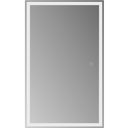 Зеркальный шкаф (50х80) BelBagno SPC-GRT-500/800-1A-LED-TCH с подсветкой