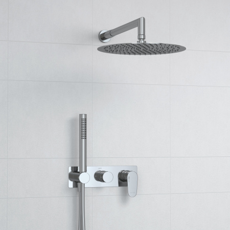 Душевая система с термостатом WasserKRAFT Dinkel 5800 A16116, хром