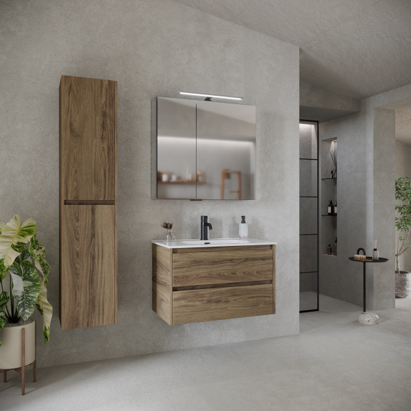 Тумба под раковину Sancos  Libra LB80ECH дуб чарльстон