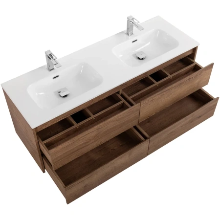 Тумба под раковину BelBagno Kraft 140 KRAFT-1400-4C-SO-2-RT Rovere Tabacco
