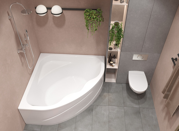 Акриловая ванна (140х140)  Santek Мелвилл   1WH302402