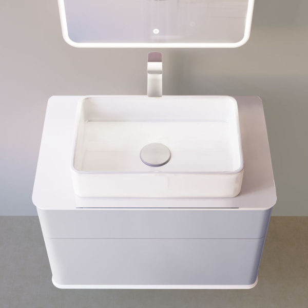 Зеркальный шкаф Jorno Pastel 60 Pas.03.60/GR