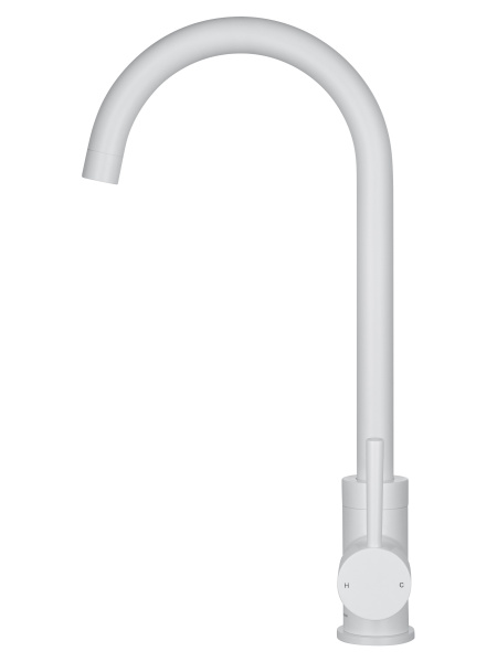 Смеситель для кухни WONZON & WOGHAND, белый матовый WW-A21102-MW