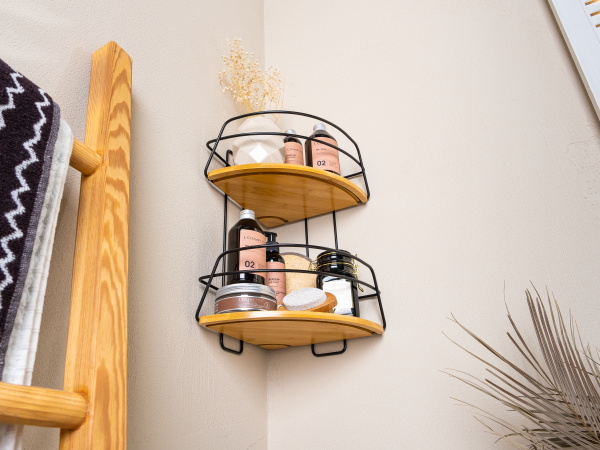 Полка угловая ЧМЗ Модулус Бамбук  509-005-02