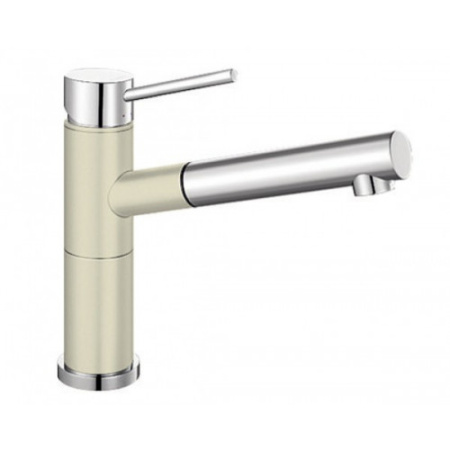 Смеситель Blanco Alta-S Compact Silgranit (хром/жасмин) 515328
