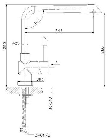 Смеситель для кухонной мойки Lemark Expert (LM5074S)