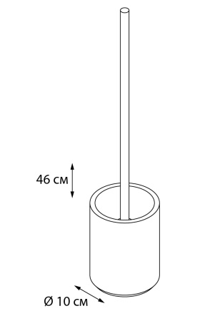 Ершик для туалета FIXSEN Rich FX-251-5