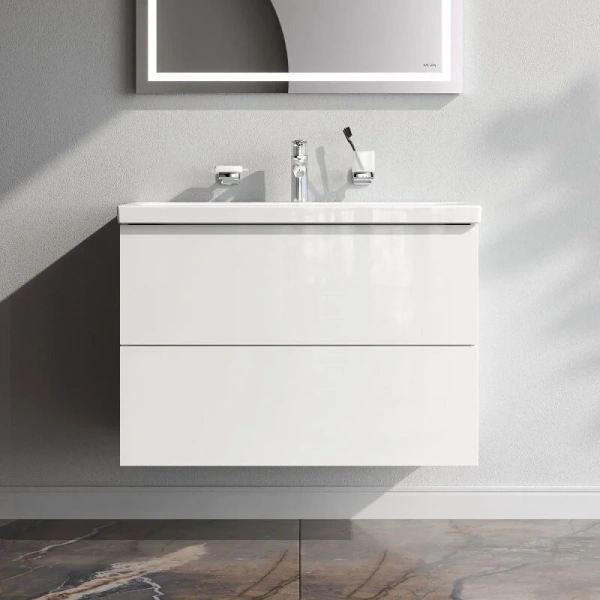 Тумба без раковины 80 см Am.Pm Gem M90FHX0802WG белый глянец