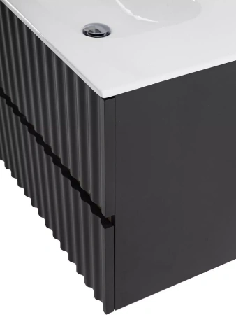 База под раковину Art&Max Еlegant AM-ELEGANT-600-2C-SO-GM-LED Серый матовый