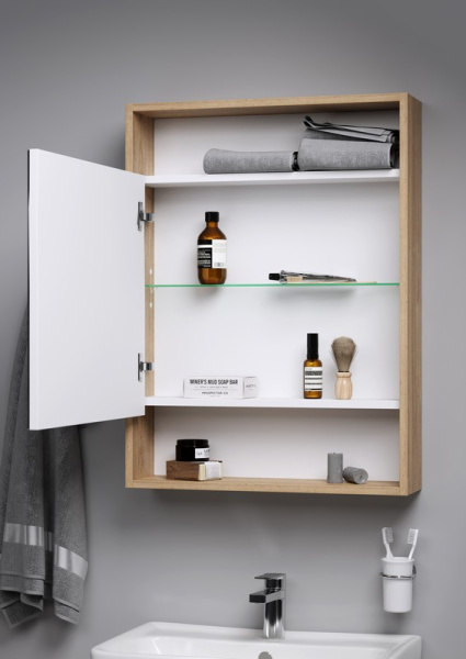 Зеркальный шкаф Aqwella Сити 60 SIT0406DB